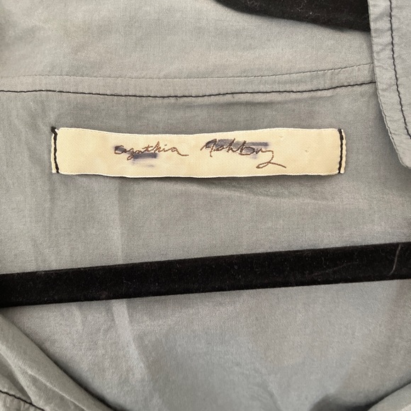 Cynthia Ashby Jacket - Gray Linen/Cotton/Silk XS - Picture 5 of 10